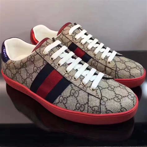 gucci men's ace sneakers